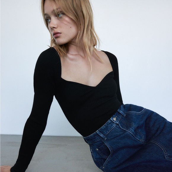 ZARA denim midi skirt - S - Picture 3 of 10